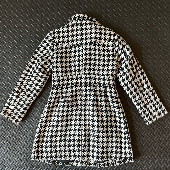 George Black & White Houndstooth Winter Coat - Picture 10 of 10